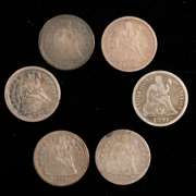 6 Seated Dimes