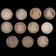 11 Seated Dimes
