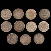 11 Seated Dimes