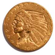 1915 $ 2.50 Gold Indian Quarter Eagle