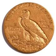 1910 Indian Quarter Eagle US Gold