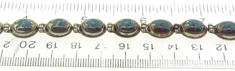 Sterling Silver Signed Native American Bracelet