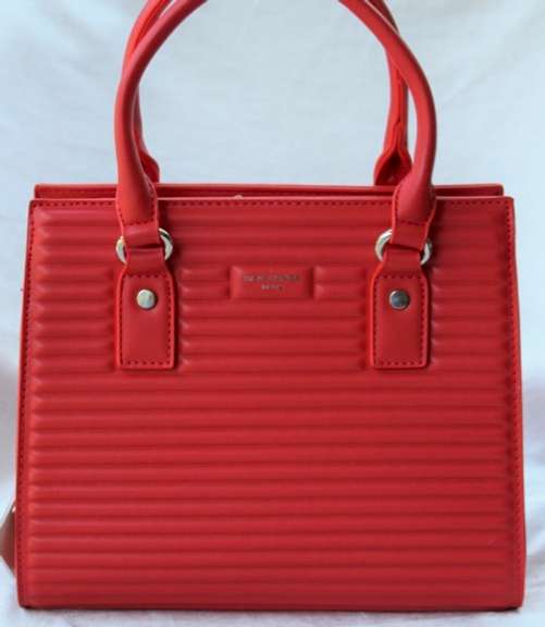 Stylish Red Colro Designer Bag By David Jones-Paris