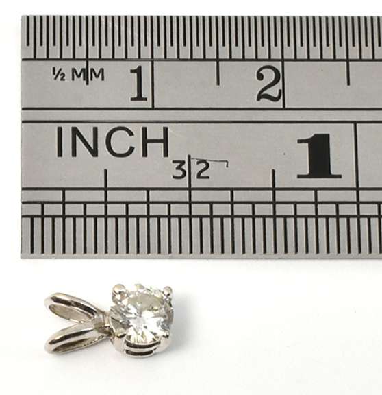 40 Point Diamond Rabbit Ears Pendant