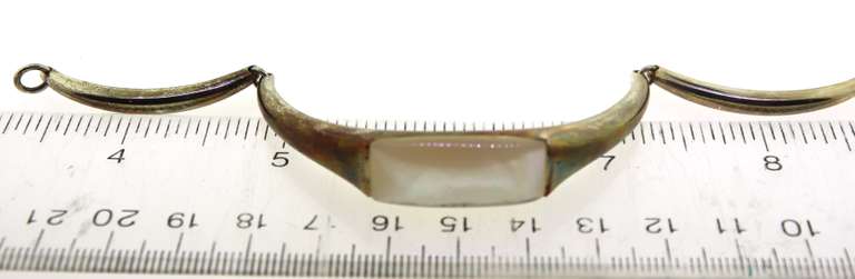 Mother of Pearl Sterling Silver Bracelet