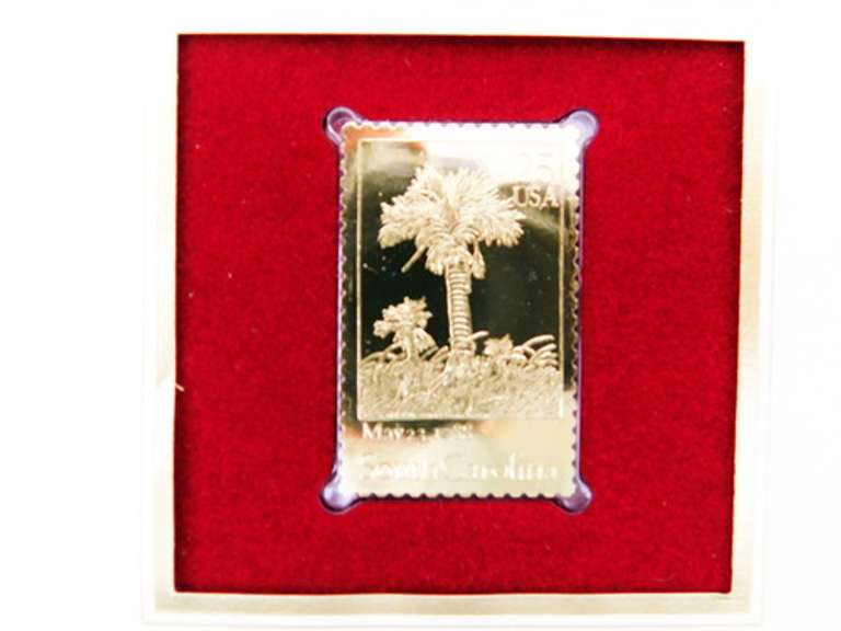 6 Statehood  1988 1st Day Issues & 22KT Stamps