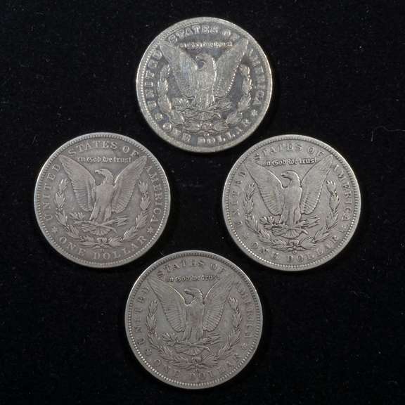 4 New Orleans Morgan Dollars