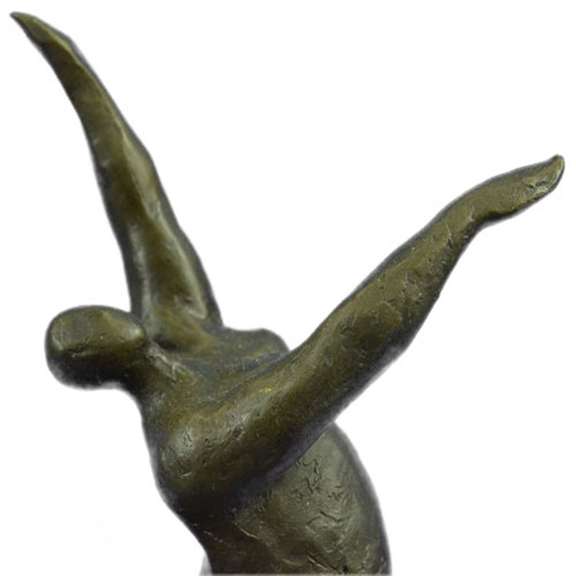 Abstract Ballerina Bronze Figurine