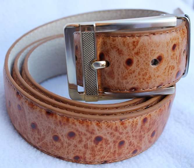 Classy Fine Quality Leather Belt, Made In Italy