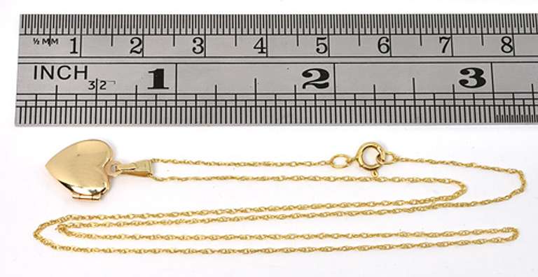 Cute Little 14k Heart Locket