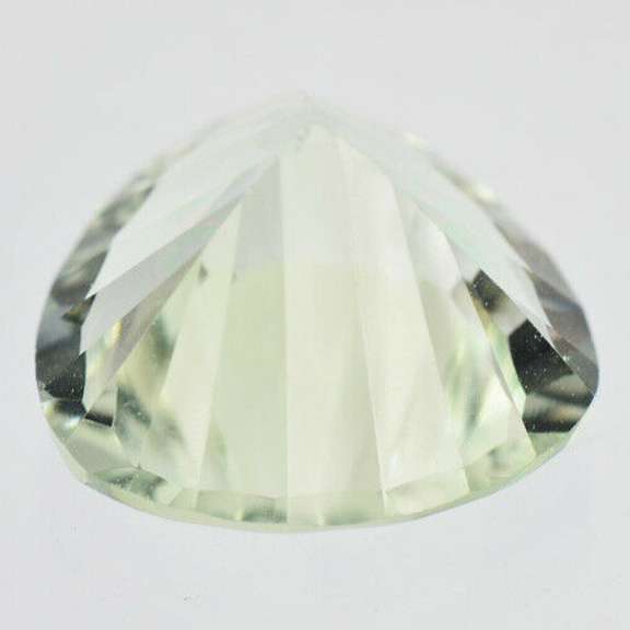 Brilliant 4.84ct platinum green Amethyst