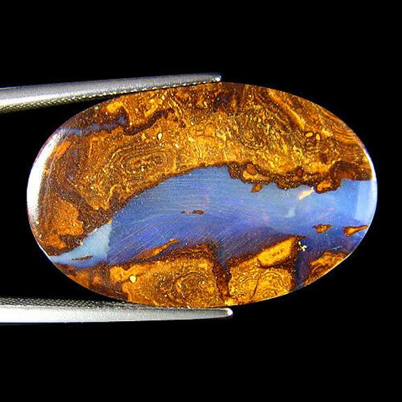 Unique 25.89ct crystal core Koroit Boulder Opal