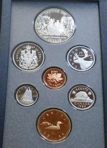 1989 Canada PROOF Set, w/Sil Dol