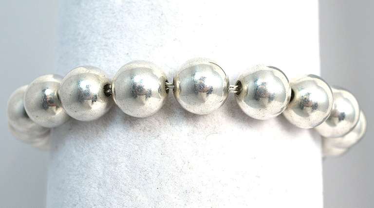 Sterling Silver Ball Bracelet