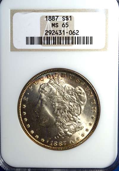 Alligator Eye Top100 VAM-12A 1887 $1, NGC MS65