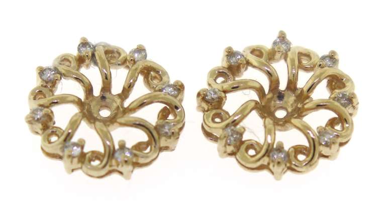 Gorgeous Diamond Accent Earrings Jackets