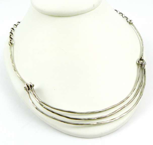 Silpada Hammered Sterling Silver Neckpiece