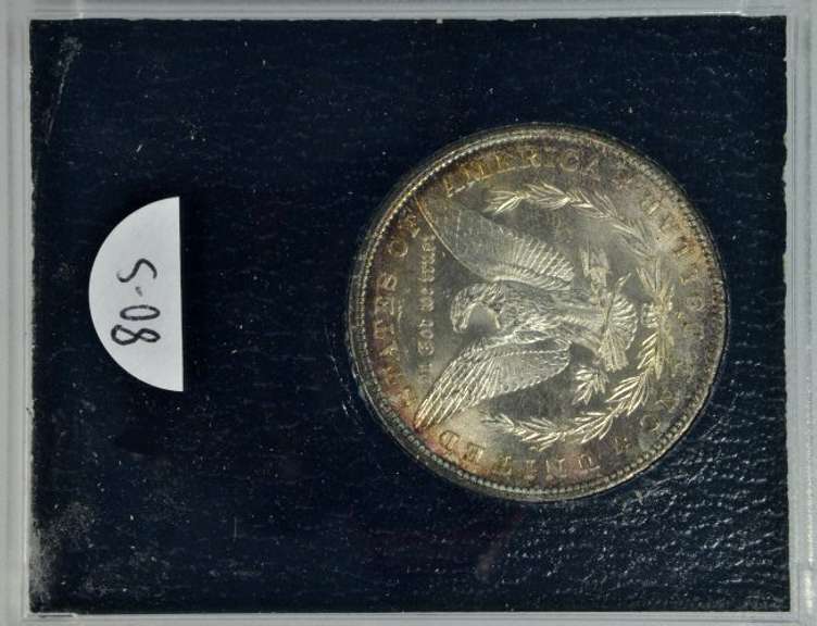 Redfield Collection 1880-S Morgan Dollar. Mint State