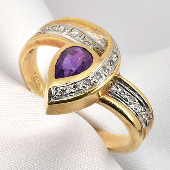 Nicely Designed Amethyst Ring