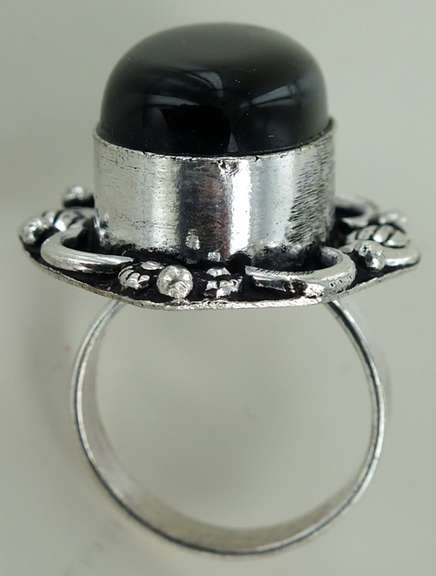 Silver and Natural Stone