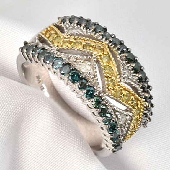 Colorful Diamond Ring
