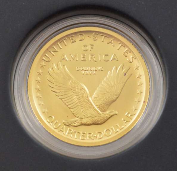 2016-W Standing Liberty Quarter Centennial .999 Fine Gold Coin - Box