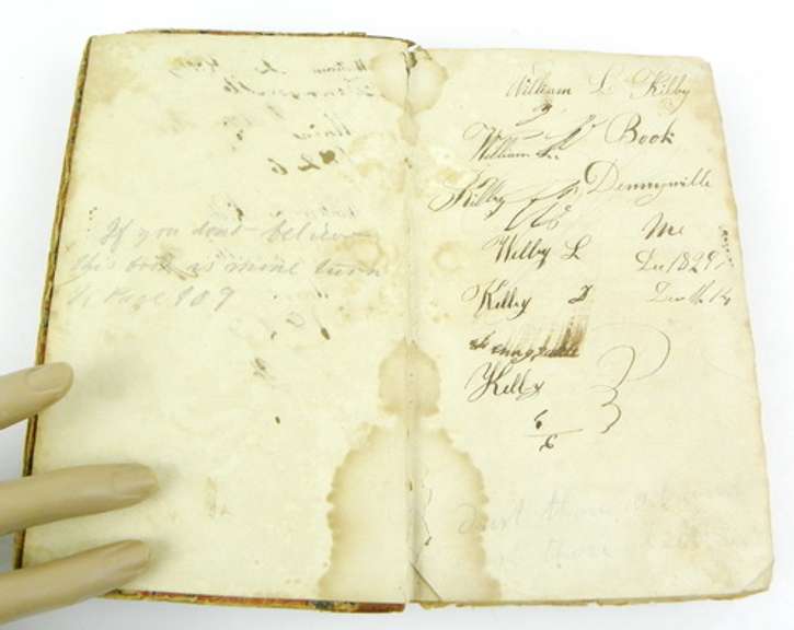 1824 Ingersoll's English Grammar Antique Book