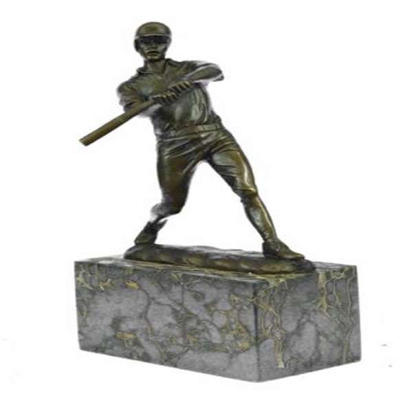 Baseball Player Bronze Sculpture
