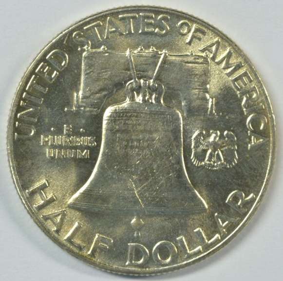 Choice BU 1948-P Franklin Half Dollar. FBL