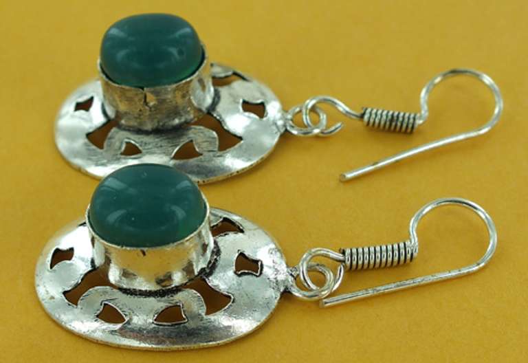 Silver and Natural Stone