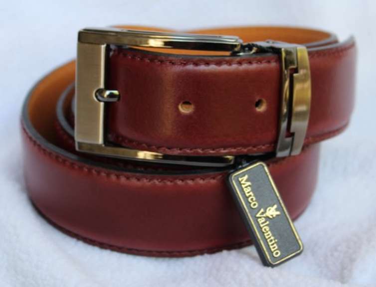 Classy Fine Quality Leather Belt, Made In Italy