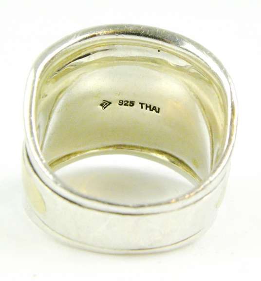 Silpada Wide 2-Tone Sterling Ring, 9.5
