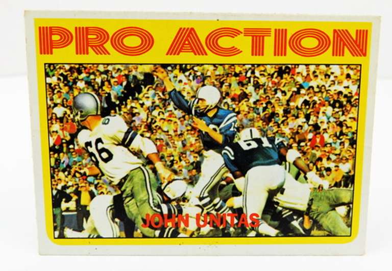 Johnny Unitas 1972 Topps #251 Football Card