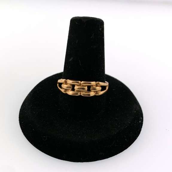 14kt yellow gold link band