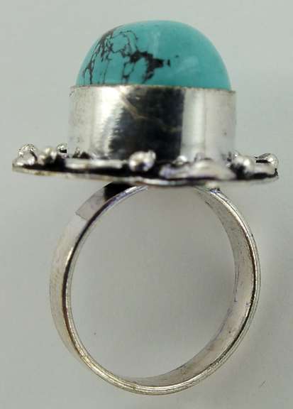 Silver and Natural Stone