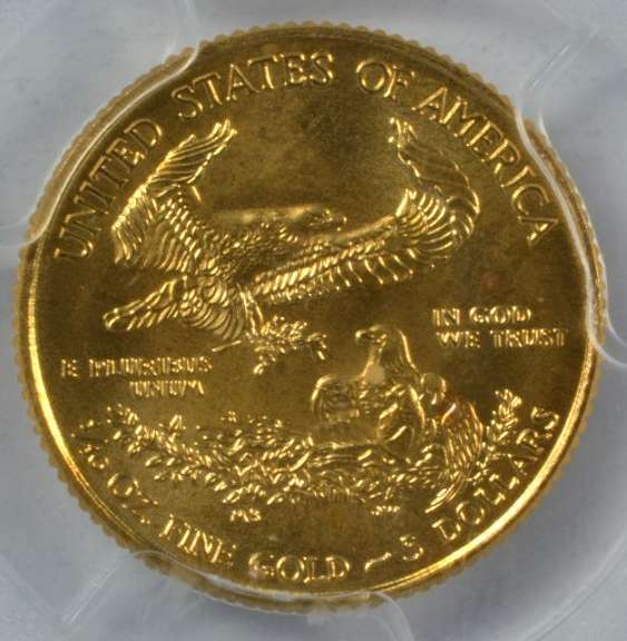 Flawless 2013 First Strike $5 Gold Eagle. PCGS MS70