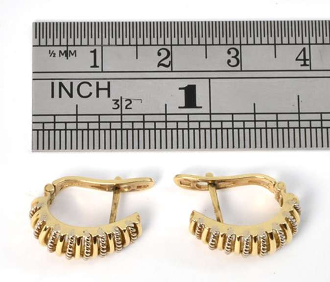 Dainty Easy to Wear YG Earrings