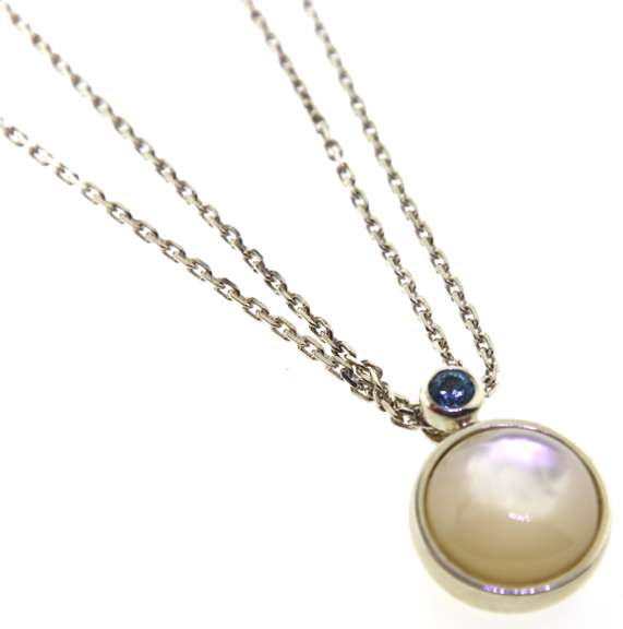 Moonstone Sterling Necklace