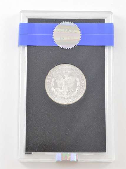 MS65 1884-CC Morgan Silver Dollar GSA Hoard - Graded NGC - Box & COA