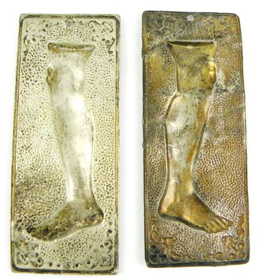 Rare Greek Orthodox Religious Leg Tamas