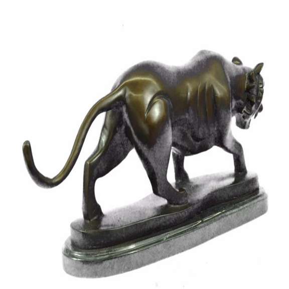 Tiger Bronze Sculpture