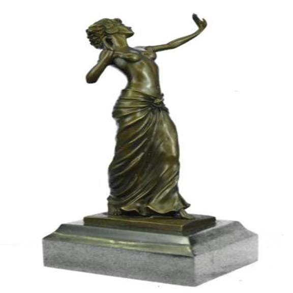 Theatre Movie Actress Bronze Figurine