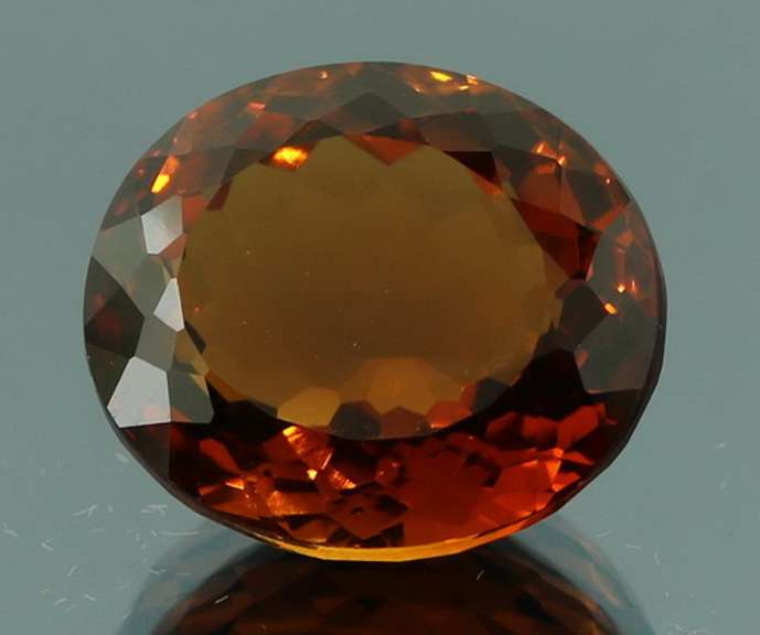 Pristine 26.84ct high caliber Hydrothermal Citrine
