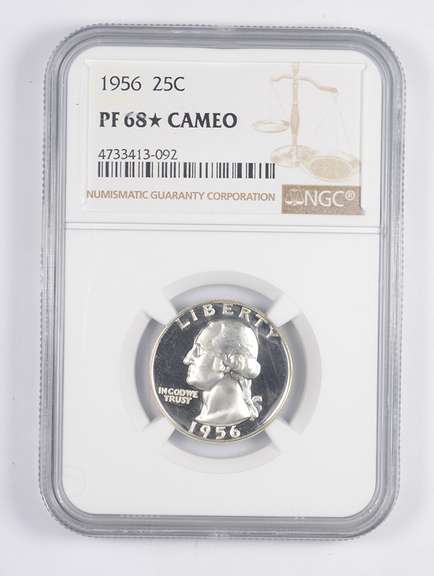 PF68* CAM 1956 Washington Quarter - STAR GRADE PQI - Graded NGC