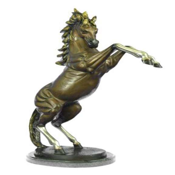 Muscular Toned Horse Bronze Sculpture