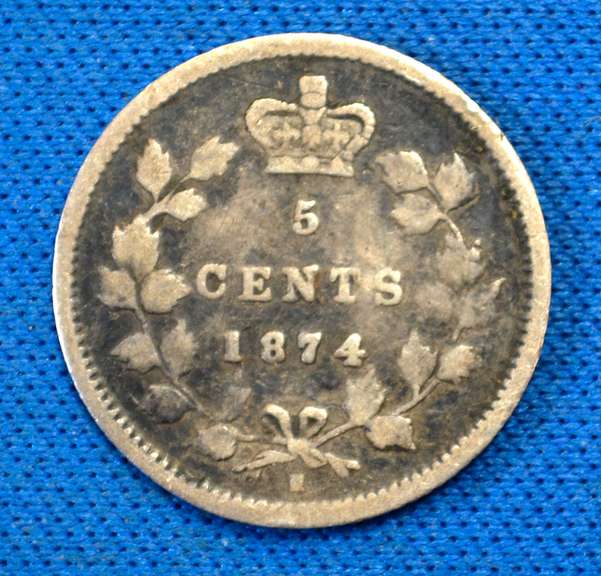 Semi Key 1874-H 5c Canada