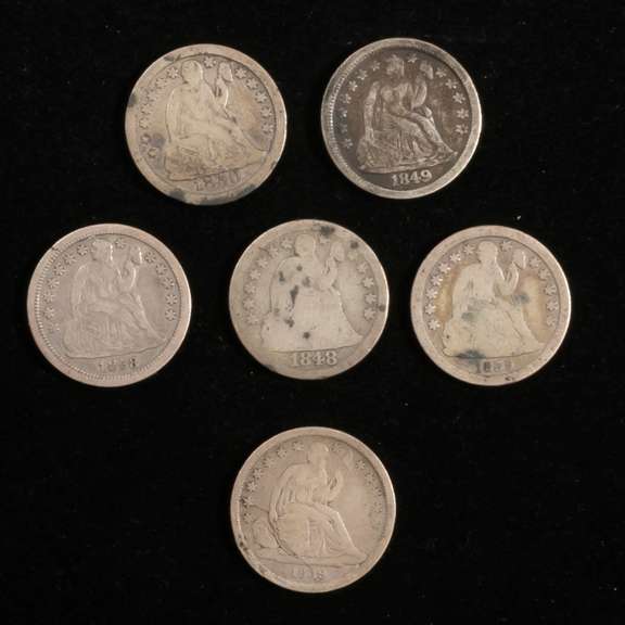6 Seated Dimes