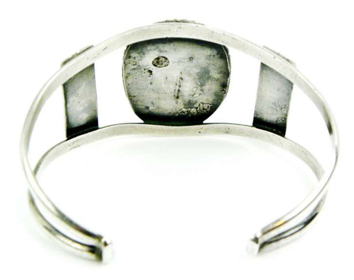 Native American Sterling Turquoise Cuff