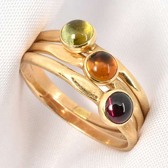 Set of Stacking Stone Rings