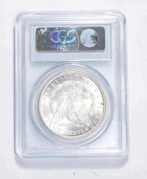 MS63 1884-CC Morgan Silver Dollar - Graded PCGS